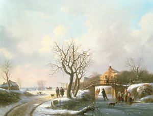Winterszene, 19. Jahrhundert